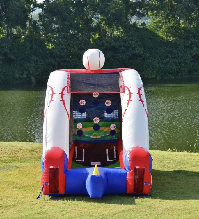 Inflatable Baseball Game Party Bounce House Rentals