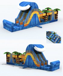 40ft Party Island Obstacle Course