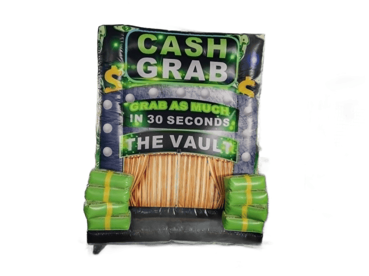 Inflatable Cash Cube Grab Vault Inflatable Cash Cube Grab Vault